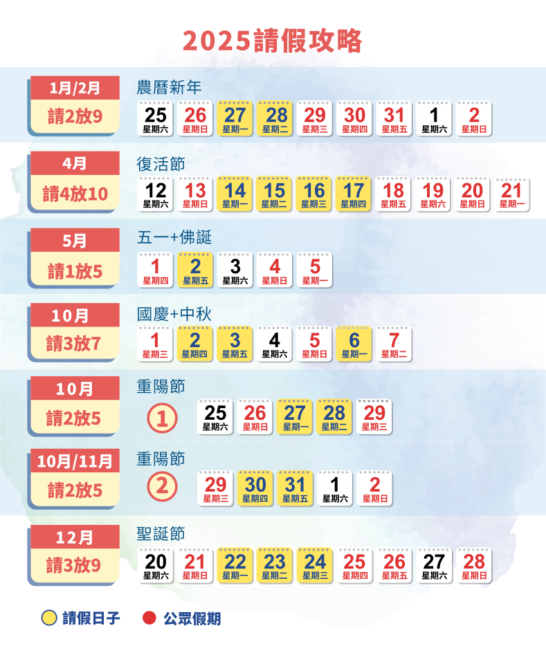 2026 公眾假期,香港假期,hk public holiday 2026 design easy